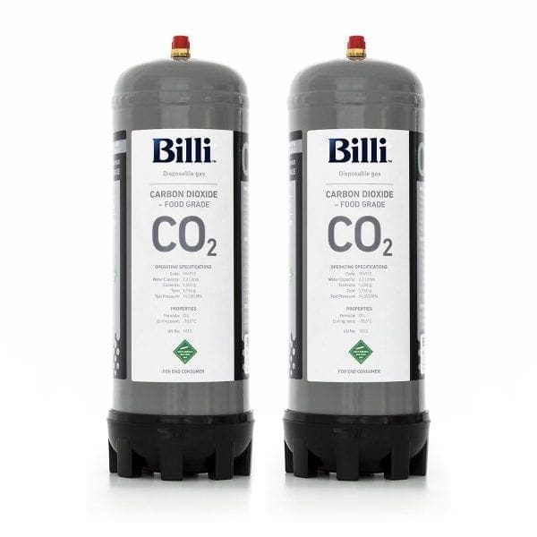 Billi Sparkling Replacement CO2 Cylinder (2 Pack)