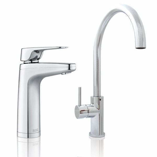 Billi Quadra Plus 9 with XL Levered Dispenser & Gooseneck Mixer